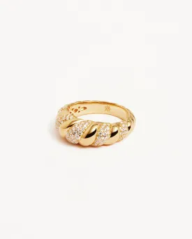 18k Gold Vermeil Stardust Soul Ring