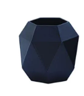 BLACK METAL VASE