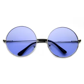 Festival Hippie Oversize Round Colorful Sunglasses